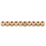 100Pcs,Brass,Knurled,Female,Thread,Round,Insert,Embedded,Injection,Molding,Heights