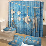 Ocean,Style,Waterproof,Shower,Curtain,Hanging,Shell,Decorative,Bathroom,Shower,Curtain,Toilet,Cover