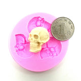 Skull,Fondant,Silicone,Mould,Skeleton,Chocolate,Decoration