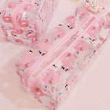 Transparent,Flamingo,Cosmetic,Travel,Storage,Storage