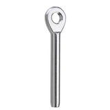 Marine,Grade,Polished,Stainless,Steel,Swage,Terminal,Steel,Eyelet