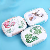 Outdoor,Picnic,Bento,Stainless,Steel,Thermal,Container,Lunch,Japanese,Color,Pattern