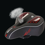 Comfortable,Memory,Padded,Leather,Saddle,Bicycle,Cushion,Cycling