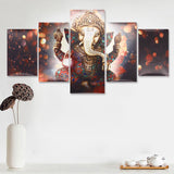 Frameless,Elephant,Trunk,Modern,Paintings,Canvas,Decor