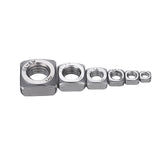 Suleve,MXSN5,260Pcs,Square,Stainless,Steel,Machine,Screw