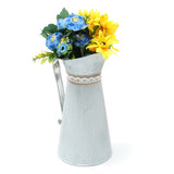 Rustic,Vintage,Country,Style,Pitcher,Flower,Metal,Plant,Watering