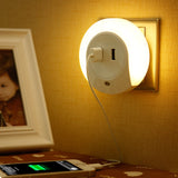 Loskii,Smart,Light,Control,Night,Light,Socket,Phone,Charging,Switch