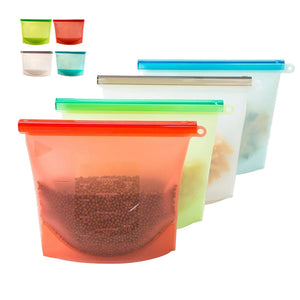 Reusable,Silicone,Fresh,Storage,Sealed,Containers,Refrigerator,Kitchen,Vacuum