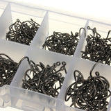 ZANLURE,Sizes,Black,Silver,Fishing,Tackle,Hooks,FishhooK,Comes