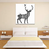 Miico,Painted,PaintingsSimple,DeerWall,Decoration,Paintings