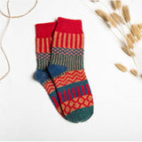 Christmas,Casual,Sheath,Tribal,Women,Socks,Pairs