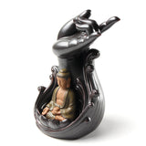 Ceramic,Incense,Burner,Holder,Smoke,Backflow,Censer,Guanyin,Decor