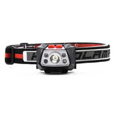 XANES,650LM,Smart,Sensor,HeadLamp,White,Modes,Rechargeable,Waterproof,Adjustable,Hiking,Cycling,Fishing,Light