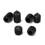 20Pcs,Black,Grade,Socket,Point,Screws