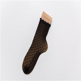 Women,Summer,Breathable,Middle,Socks,Hollow,Socks