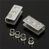 Stainless,Steel,Clamp,Pivot,Hinge,Glass