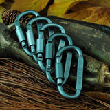 Outdoor,Shape,Carabiner,Bottle,Hanging,Buckle,Keychain,Screw,Aluminum,Alloy