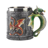 Christmas,Novelty,Medieval,Dragon,Faucet,Double,Stainless,Steel,Coffee