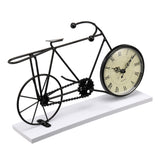 Retro,Bicycle,Clock,Roman,Numeral,Stand,Table