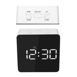 Loskii,Charging,Digital,Mirror,Night,Snooze,Function,Thermometer,Alarm,Clock