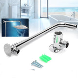 Bathroom,Chrome,Mounted,Shower,Extension,Bottom,Entry,Shower