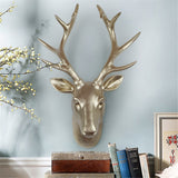 Animal,Antelope,Hanging,Stereo,Creative,Living,Mural,Background,Decorations,Resin,Craft