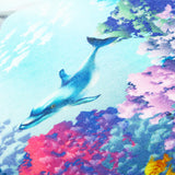 Waterproof,Shower,Curtain,Underwater,World,Dolphin,Bathroom