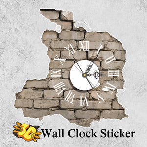 STICKER,Clock,Decals,Breaking,Cracking,Sticker,Decor