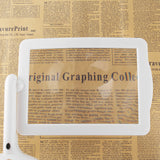 White,Desktop,Magnifier,Plastic,Magnifying,Glass,Standing,Style,Light