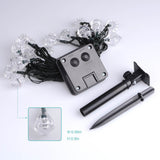 KCASA,Gardening,30LED,Solar,Panel,Light,Diamond,Holiday,Christmas,Wedding,Decoration