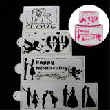 Cookie,Fondant,Stencil,Wedding,Template,Baking,Decor