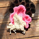 Silicone,Pegasus,Horse,Fondant,Mould,Chocolate,Sugarcraft