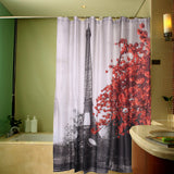 Bathroom,Printed,Polyester,Fabric,Colorful,Peacock,Shower,Curtain,Waterproof,Curtains,Hooks