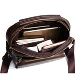 Men's,Leather,Crossbody,Shoulder,Messenger,Business,Travel,Handbag