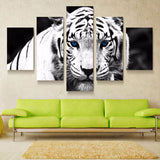 Modern,Canvas,Painting,Print,Tiger,Wallpaper,Sticker,Decorations