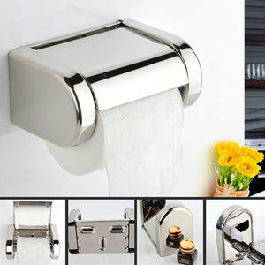 Stainless,Steel,Chrome,Toilet,Bathroom,Mounted,Paper,Shelf,Holder,Tissue,Holder