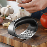 Stainless,Steel,Garlic,Presser,Manual,Garlic,Crusher,Chopper,Fruit,Vegetable,Cooking,Tools,Kitchen