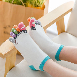 Women,Cartoon,Socks,Cotton,Breathable,Ankle,Socks