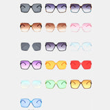 Women,Frame,Square,Shape,Fashion,Trend,Retro,Protection,Sunglasses