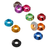 Suleve,M6AN1,10Pcs,Screw,Gasket,Washer,Aluminum,Alloy,Multicolor