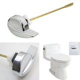 Chrome,Finish,Universal,Toilet,Flush,Lever,Brass,Mount,Handle