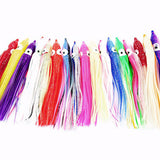 ZANLURE,10Pcs,Plastic,Fishing,Lures,Trolling,Squid,Skirt,Fishing,Tackle,Tools