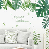 Removable,Nordic,Style,Green,Stickers,Living,Bedroom,Dining,Kitchen,Decals,Murals