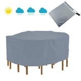 Oxford,Waterproof,Large,Water,Resistant,Outdoor,Furniture,Round,Cover,Garden,Patio,Rattan,Table,Cover