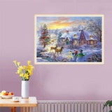 Diamond,Painting,Christmas,Embroidery,Drill,Cross,Stitch