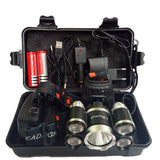 XANES,2500LM,Headlamp,Modes,Adjustable,Waterproof,2x18650,Battery,Charger,Light