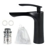 Matte,Black,Bathroom,Faucet,Basin,Mixer,Single,Handle