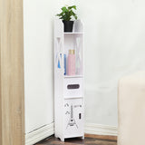 Bathroom,Toilet,Storage,Cabinet,Organizer,Standing,Bedroom,Cupboard,Holder,White