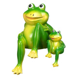 Resin,Sitting,Frogs,Statue,Outdoor,Sculpture,Garden,Decorations,Ornaments