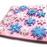 Christmas,Snowflake,Fondant,Silicone,Mould,Decorating